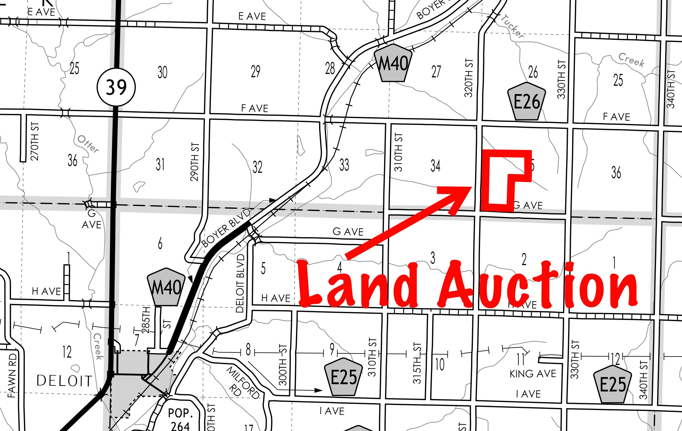 155 Acres m/l Crawford County Stockholm Township Midwest Land