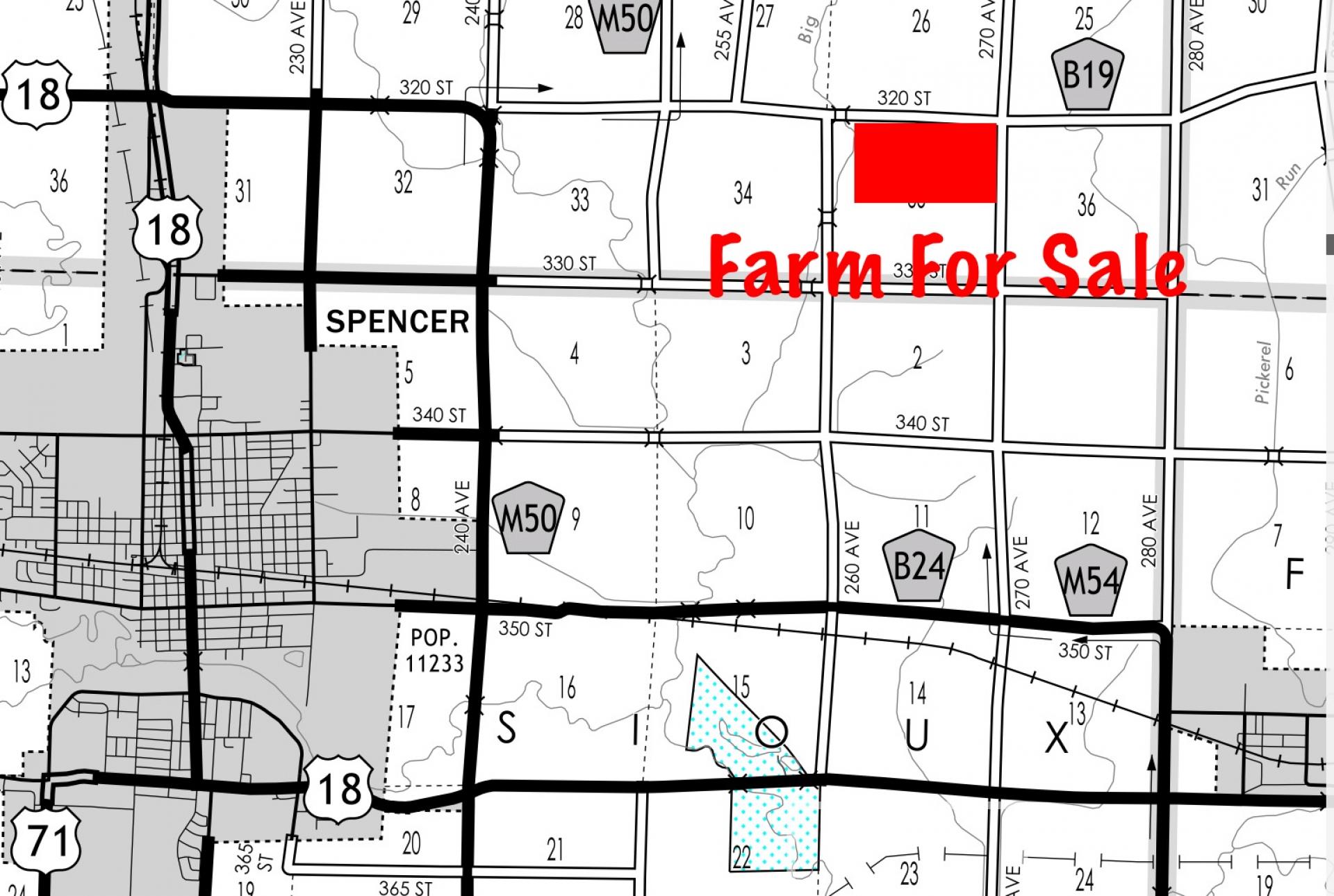 265 Acres Clay County, Iowa Meadow Township Midwest Land Management & Real Estate Farm