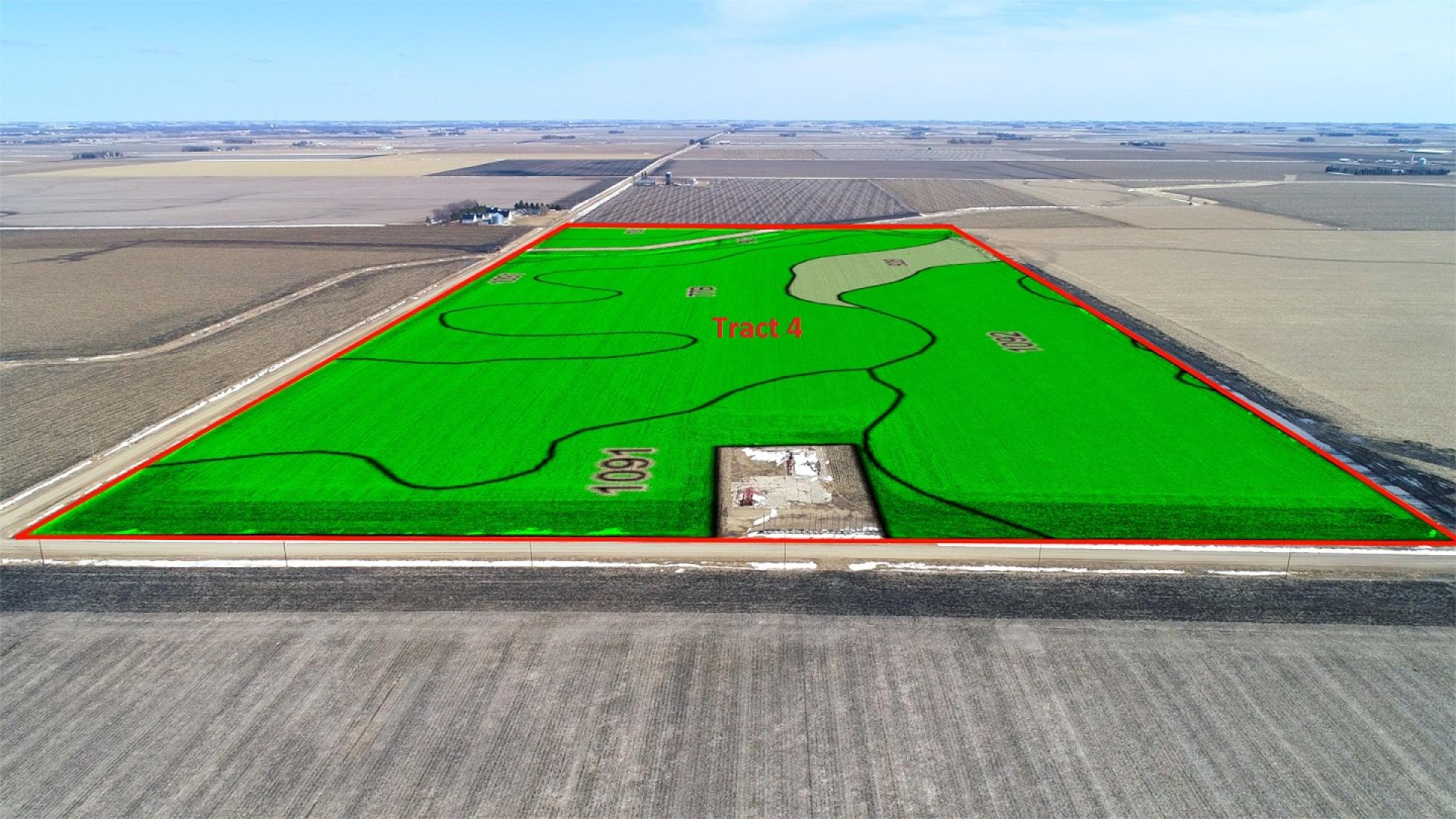 319.4 Surveyed Acres Clay County Lone Tree Township Midwest Land