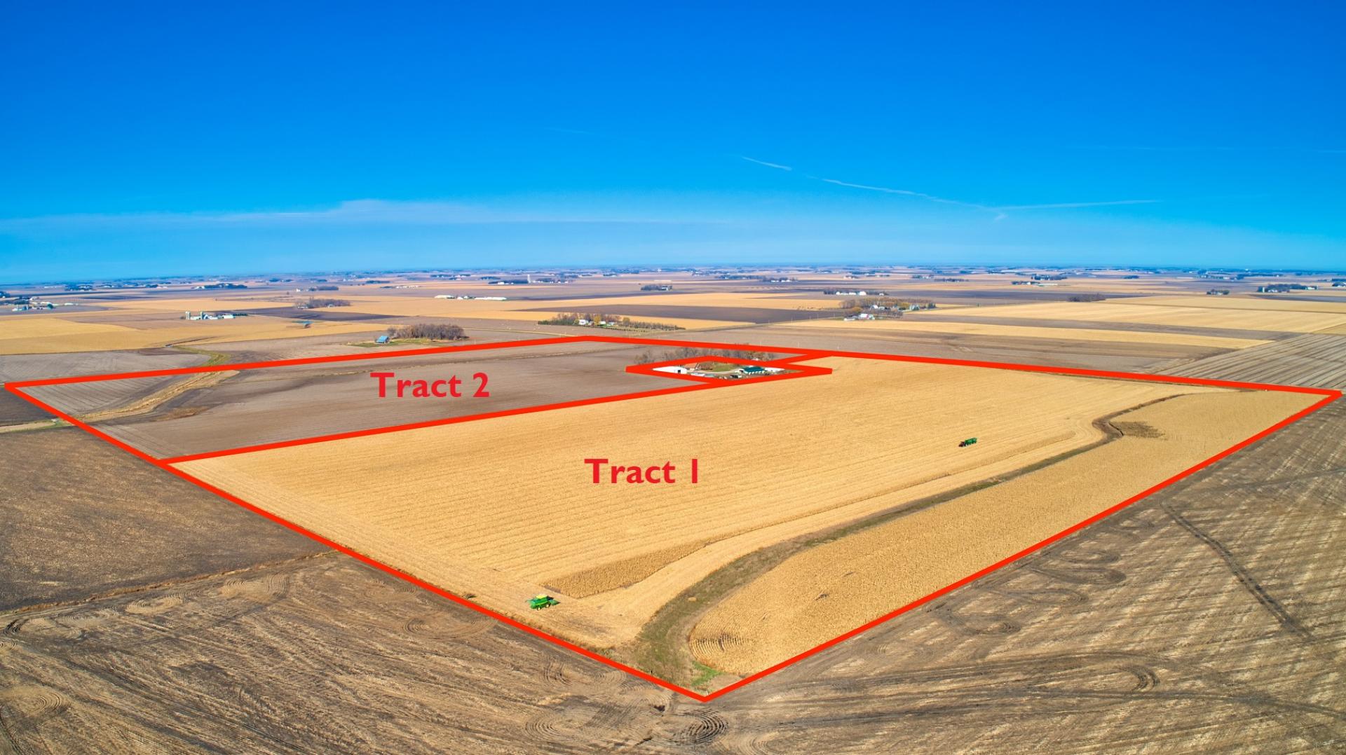 302 Acres m/l Selling in 3 Tracts O'Brien County Caledonia & Union