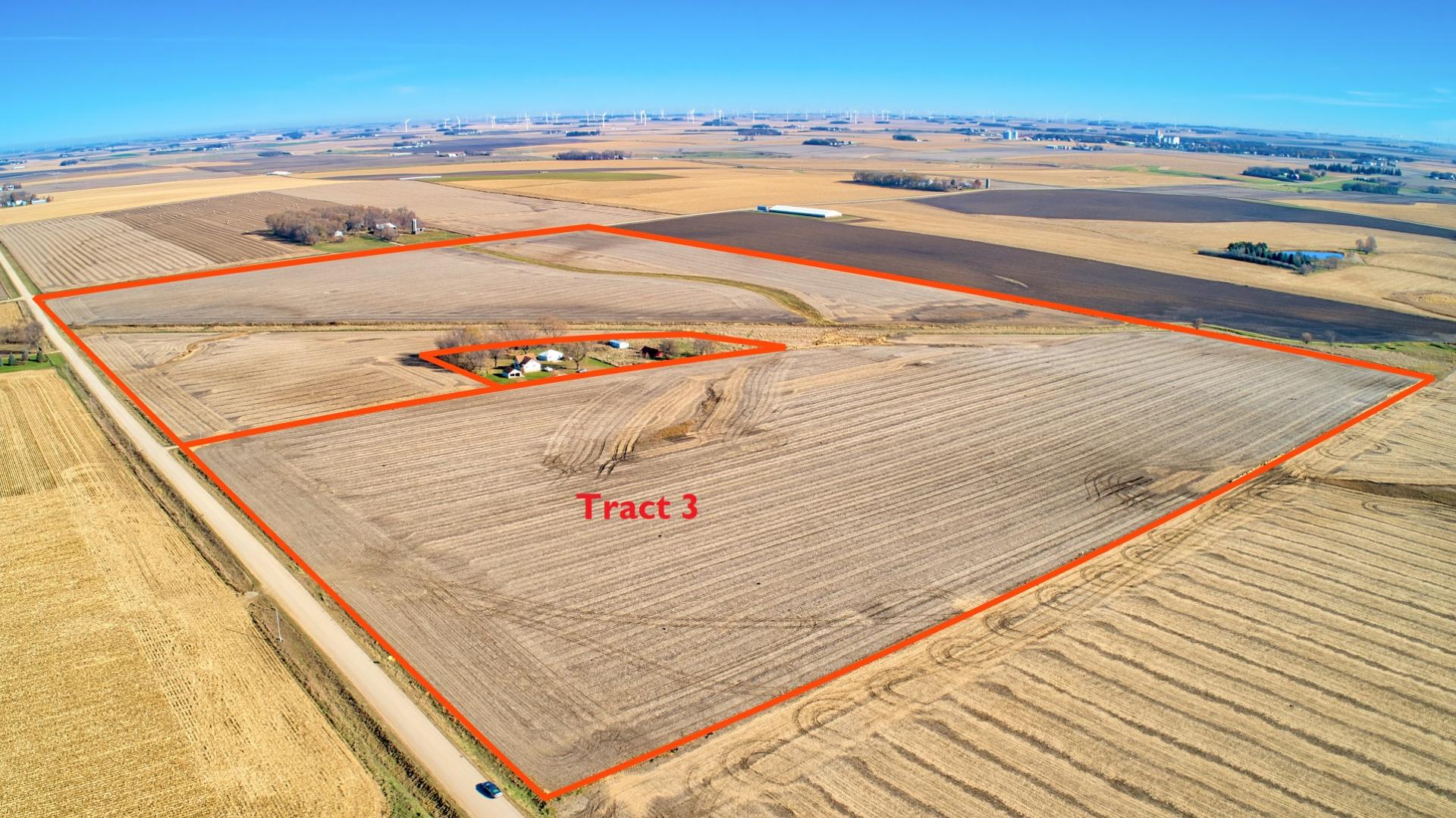 302 Acres m/l Selling in 3 Tracts O'Brien County Caledonia & Union
