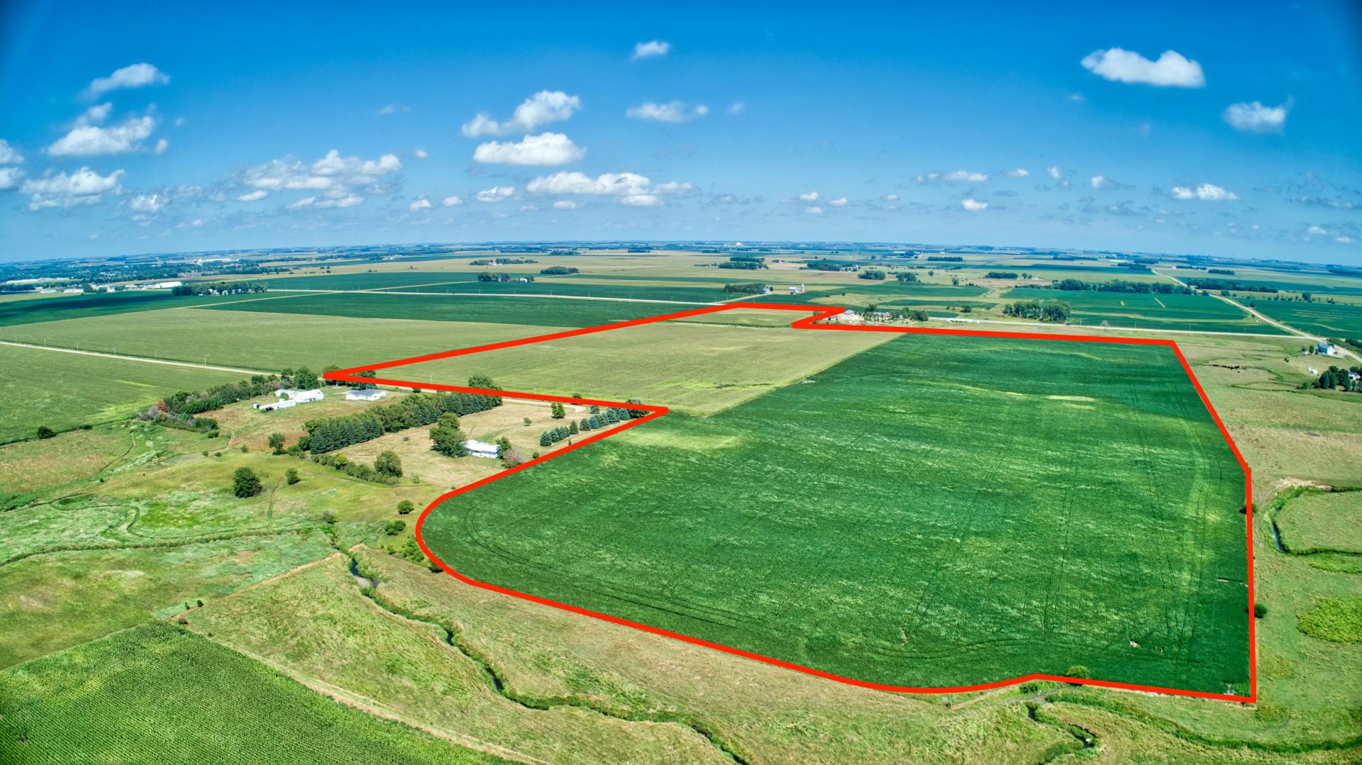 184.62 Surveyed Acres Clay County Riverton Township Midwest Land