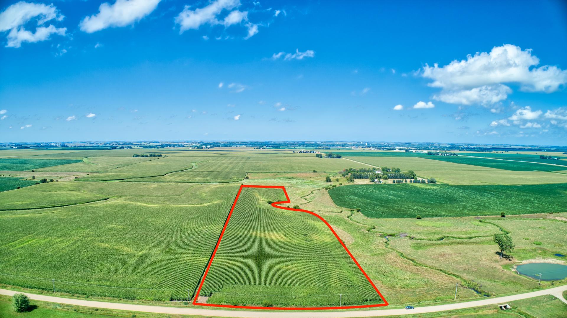 184.62 Surveyed Acres Clay County Riverton Township Midwest Land