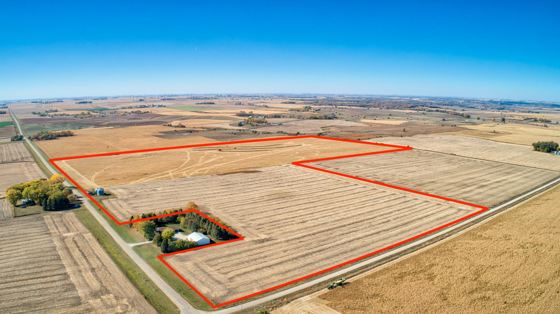 195 Acres Selling in 2 Tracts Buena Vista County Brooke & Barnes Townships Midwest Land