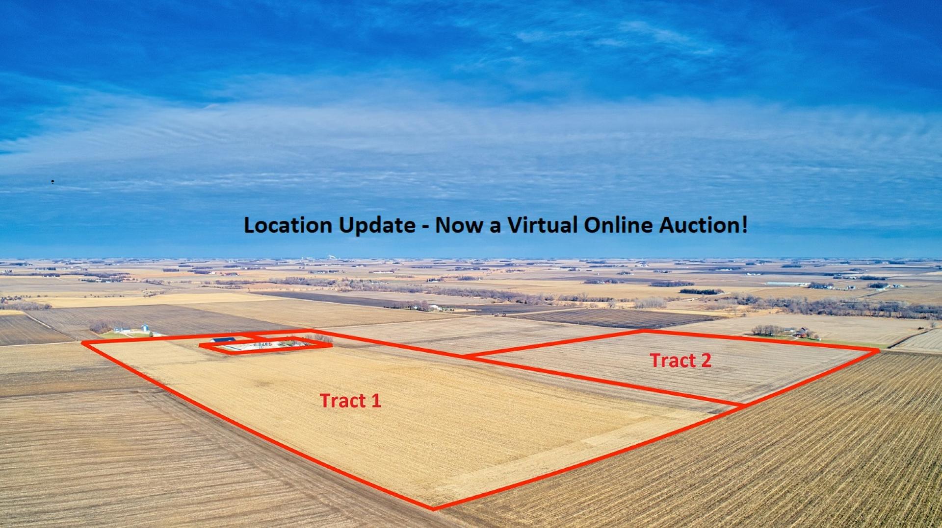 114.6 Surveyed Acres Selling in 2 Tracts Buena Vista County