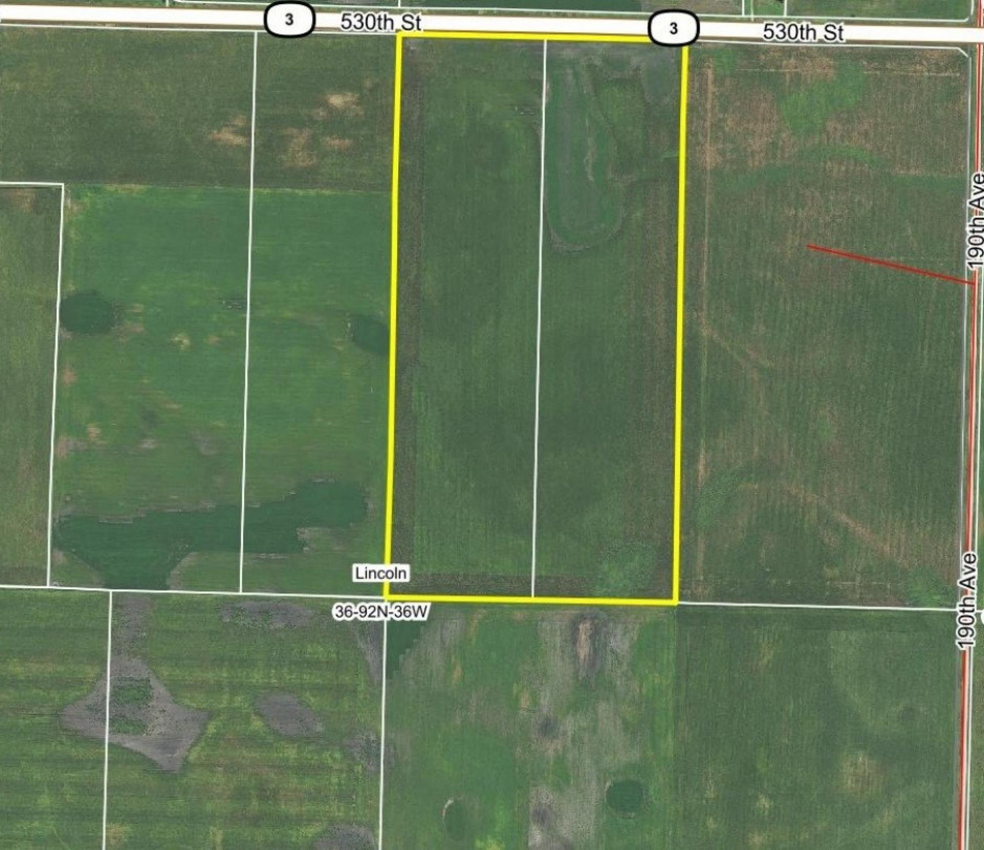 80 Acres m/l Buena Vista County Lincoln Township Midwest Land