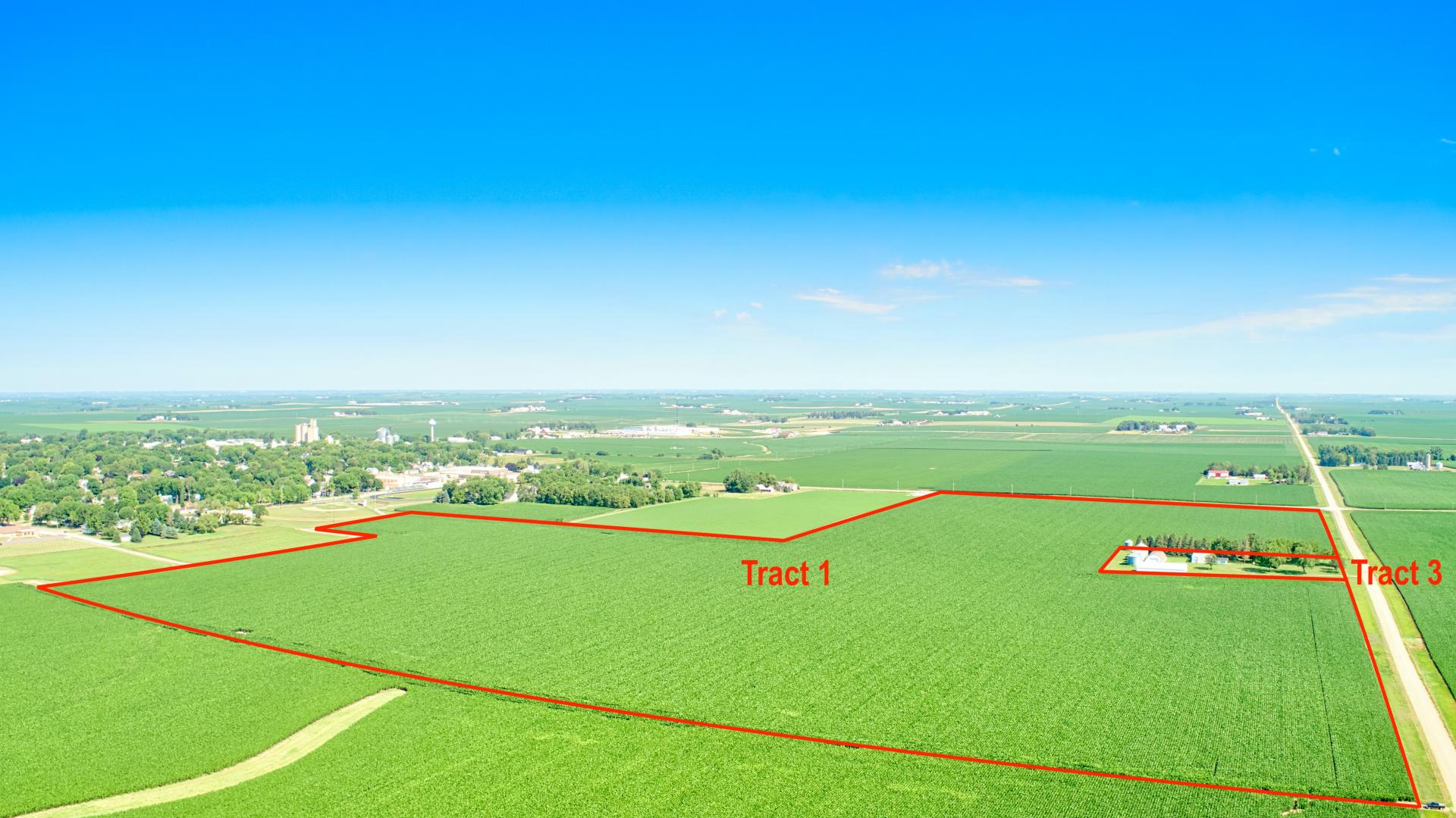 223.35 Acres Selling in 3 Tracts Ida County Griggs Township Midwest