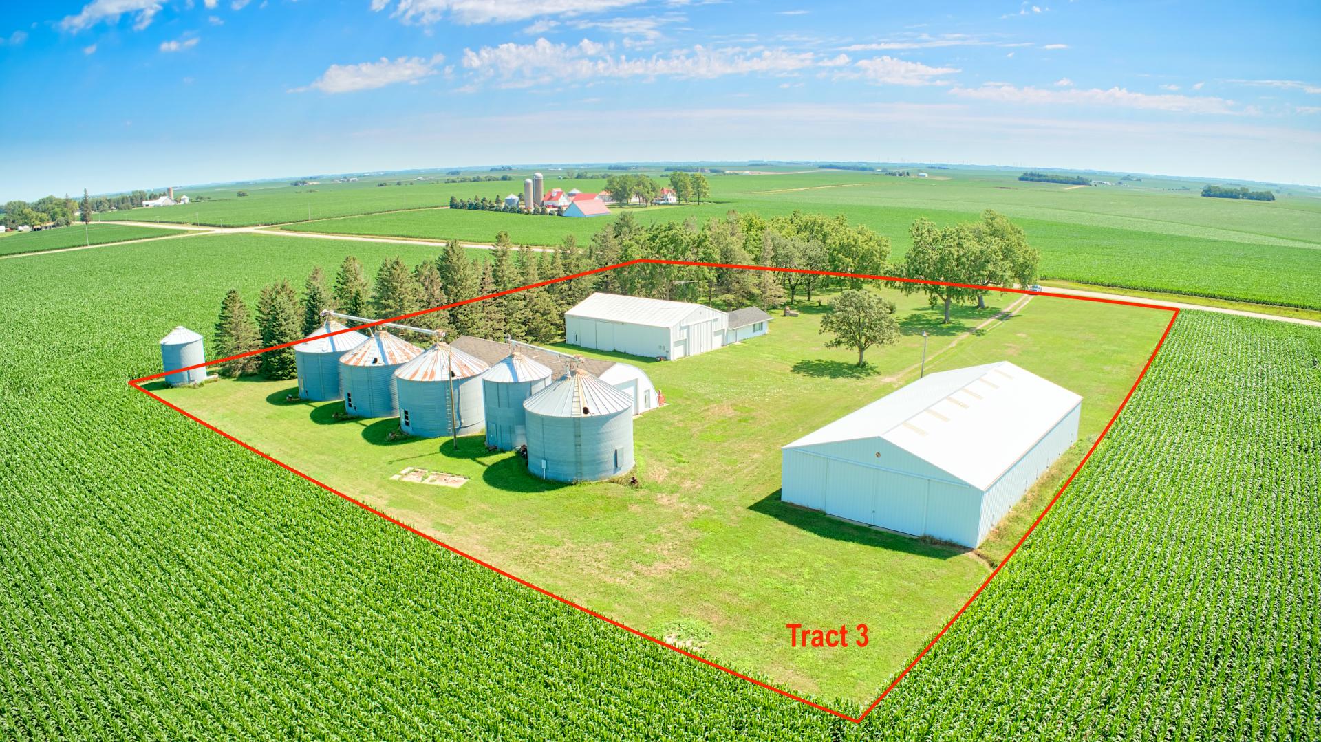 223.35 Acres Selling in 3 Tracts Ida County Griggs Township Midwest