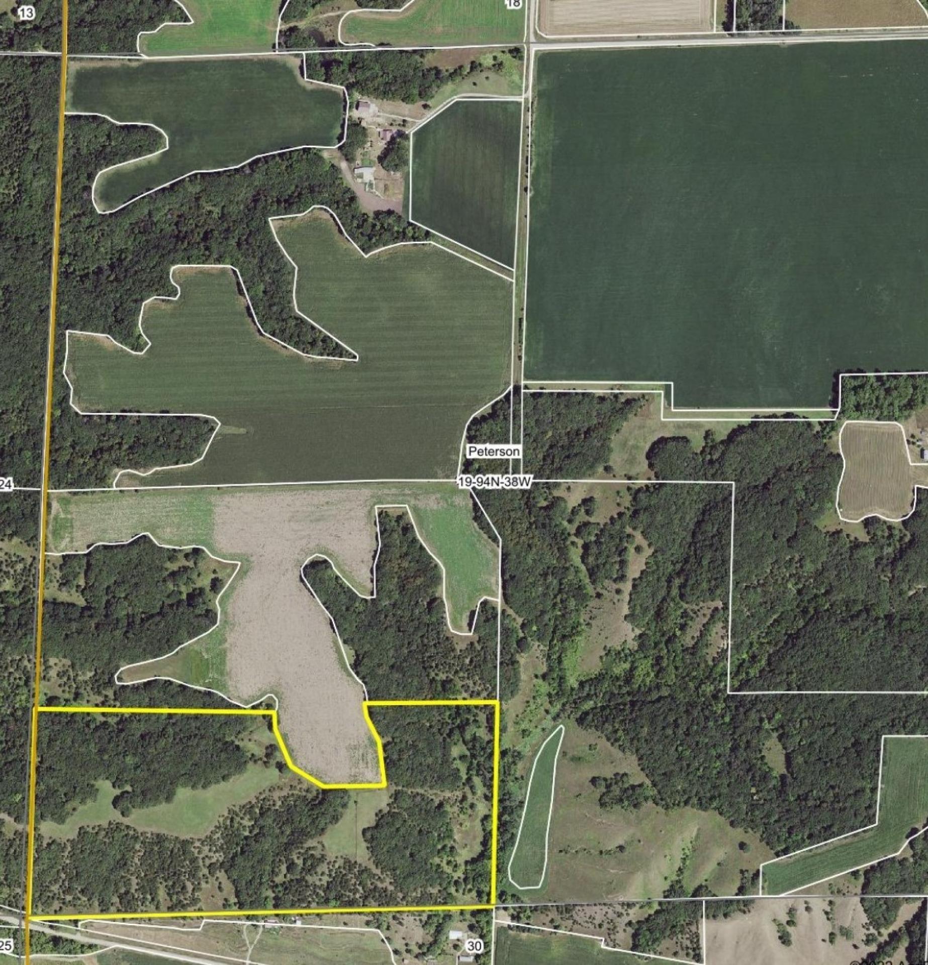 73.53 Surveyed Acres Clay County Peterson Township Midwest Land Management & Real Estate