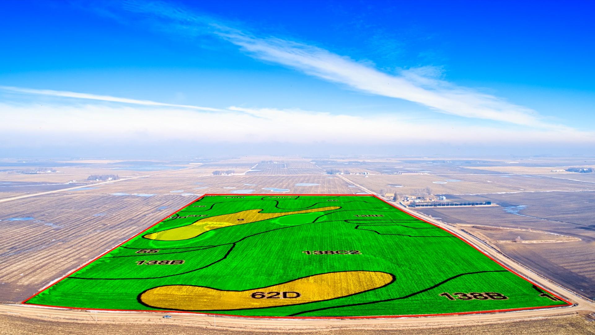 80 Acres m/l Buena Vista County Lee Township Midwest Land Management