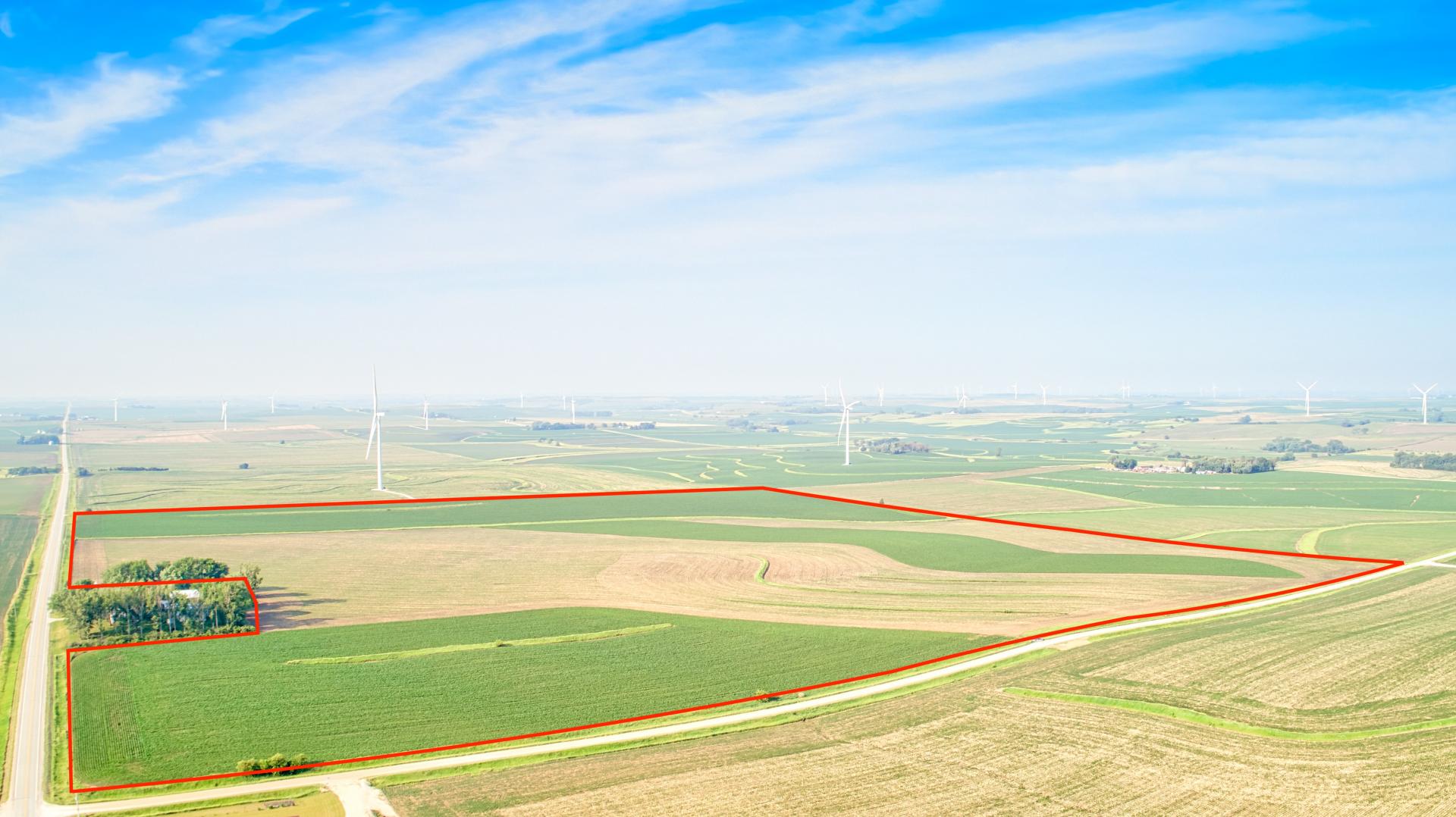 152 Acres m/l Ida County Silver Creek Township Midwest Land