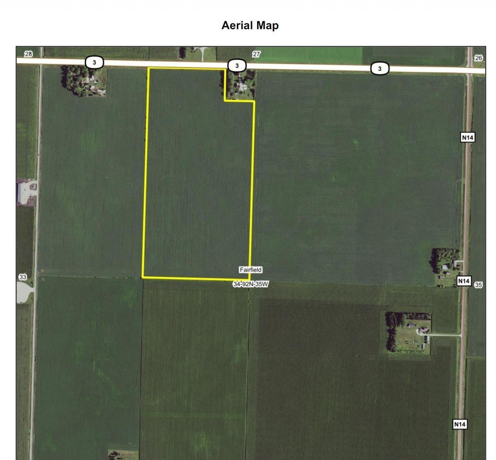76.7 Acres m/l Buena Vista County Fairfield Township Midwest Land Management & Real Estate