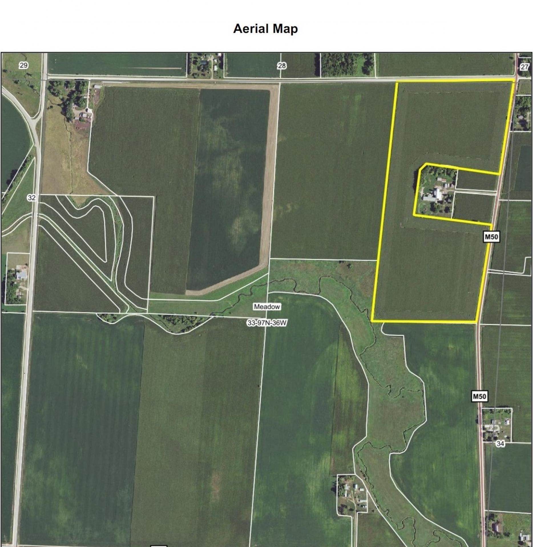 68 Acres m/l Clay County Meadow Township Midwest Land Management & Real Estate Farm