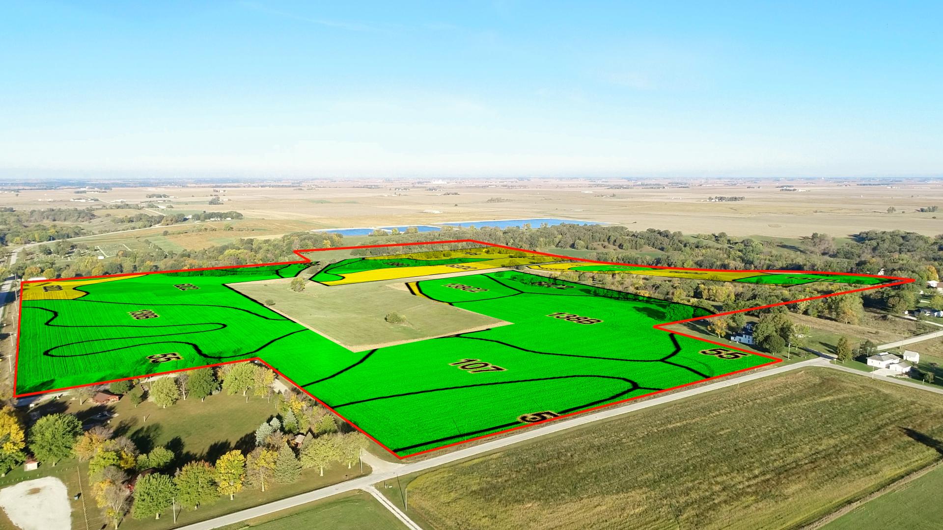 156.8 Acres m/lCropland & AcreageSelling in 2 Tracts Calhoun County