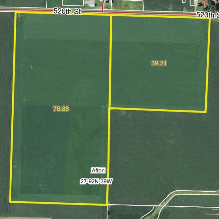120 ACRES - 2 Tracts-Aerial-2976