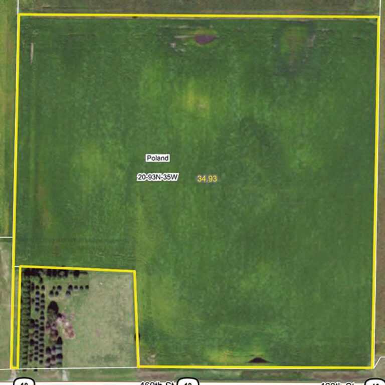 212 ACRES - 4 Tracts-Tract 1 Aerial Map-1506970688