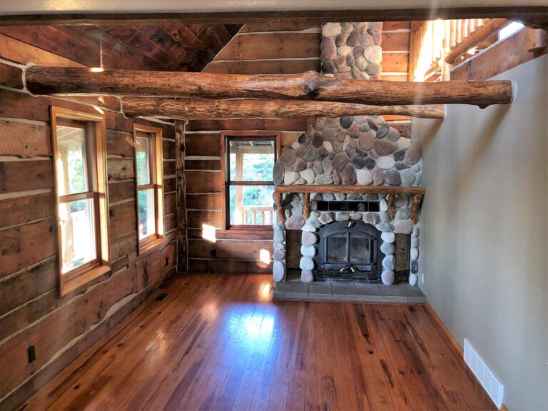 Log Home on 30.1 Surveyed Acres-fireplace-1570645527