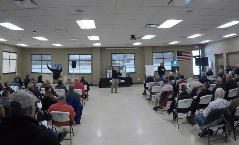 Bidders at a Midwest Land Management auction